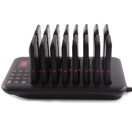 เครื่องเรียกคิวไร้สาย WORREX จำนวน 16 คิว รุ่น W-BCT6911 สีดำ_3